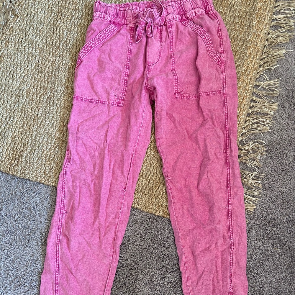 Anthropologie Pink Joggers